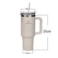 Copo Térmico 1,2L com Canudo – Inox 304, Tampa 2 em 1, Alta Isolação