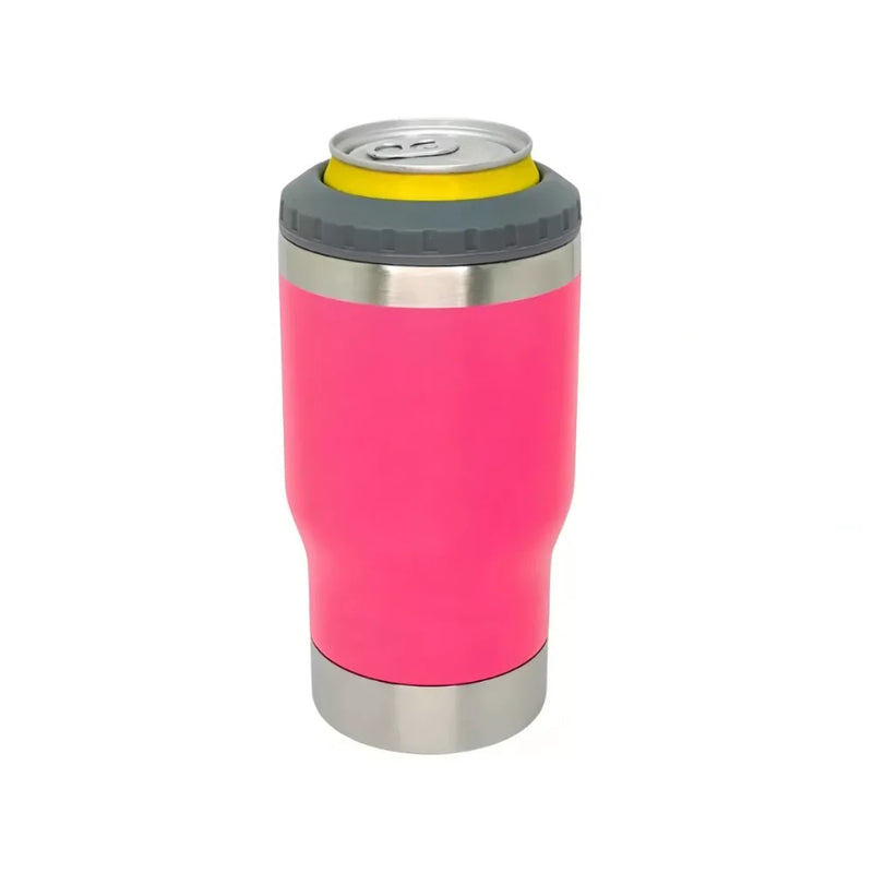 Copo Térmico 5 em 1 Inox 420ml – Versátil, Compacto e Conserva até 24h Gelado!