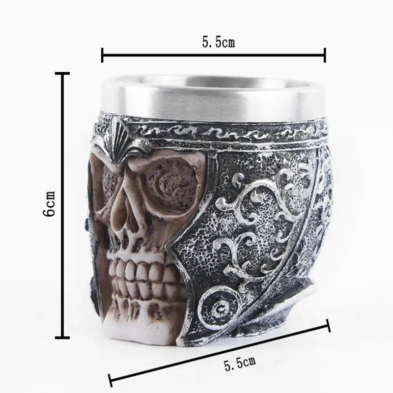 Caneca Viking Estilo Madeira com Isolamento Térmico – 500ml